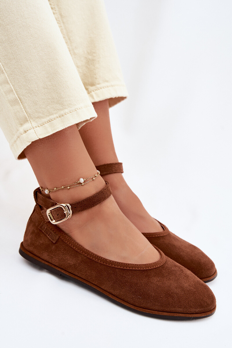 BIG STAR balerínky z ťavej kože