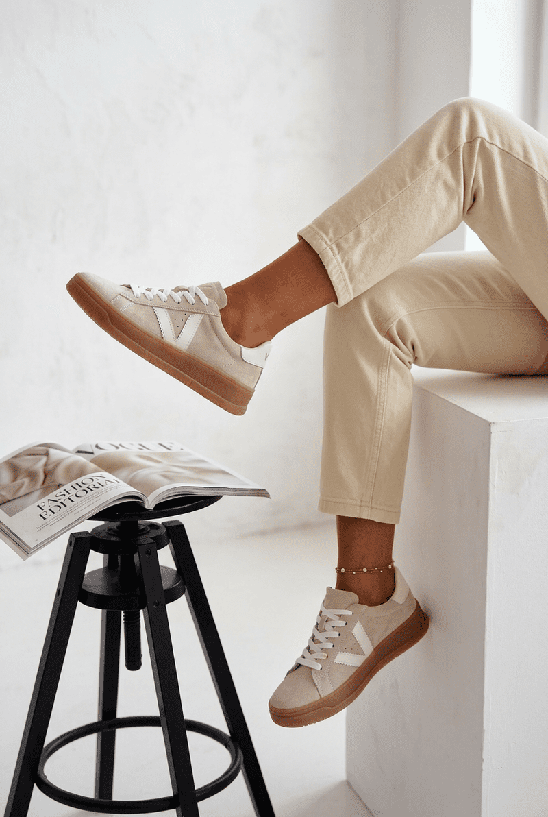 Dámske tenisky Vinceza béžové