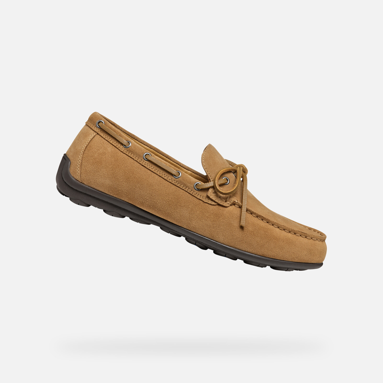 Light Brown Men's Loafers Geox Spherica EC16 - Men's