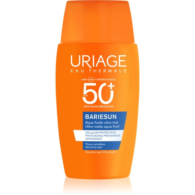 Uriage Bariésun Ultra Matte Aqua Fluid SPF50+ ochranný zmatňujúci fluid na tvár SPF 50+ 50 ml