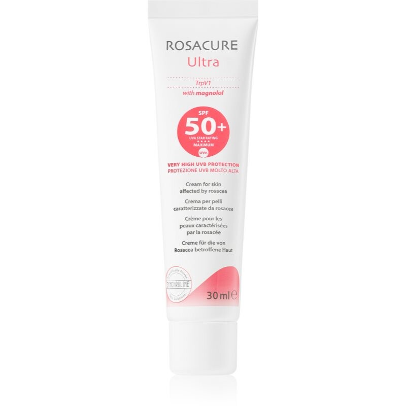 Synchroline Rosacure Ultra ochranný krém pre citlivú pleť so sklonom k začervenaniu SPF 50+ 30 g