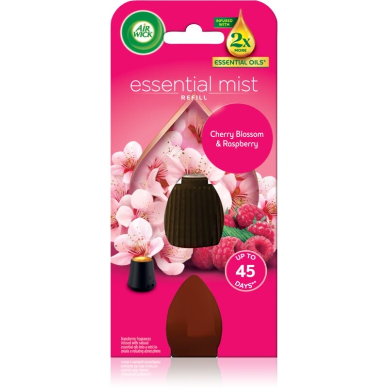Air Wick Essential Mist Cherry Blossom & Raspberry náplň do aróma difuzérov 20 ml