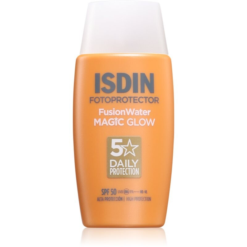 ISDIN Fotoprotector FusionWater Magic Glow ľahký ochranný fluid SPF 50 50 ml
