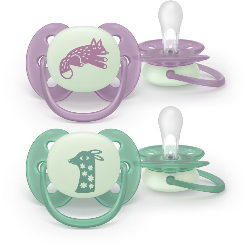 Philips Avent Ultrasoft Night SCF094/04 6-18m cumlík Neutral 2 ks