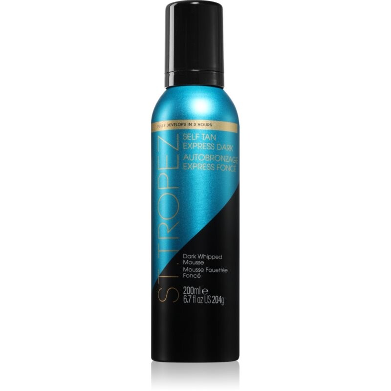 St.Tropez Self Tan Express Dark Whipped Mousse rýchloschnúca samoopaľovacia pena 200 ml