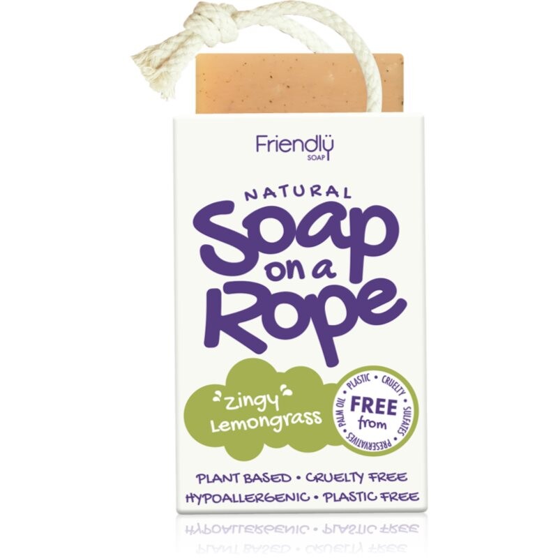 Friendly Soap Soap on a Rope Lemongrass prírodné mydlo 95 g