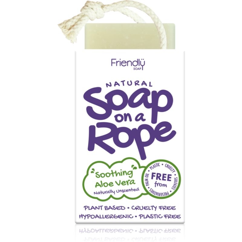 Friendly Soap Soap on a Rope Aloe Vera prírodné mydlo 95 g