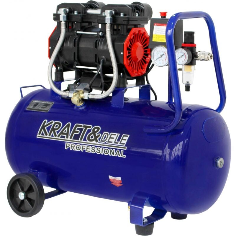 Kraft&Dele Bezolejový kompresor 50L 1500W 290L/min KD4052