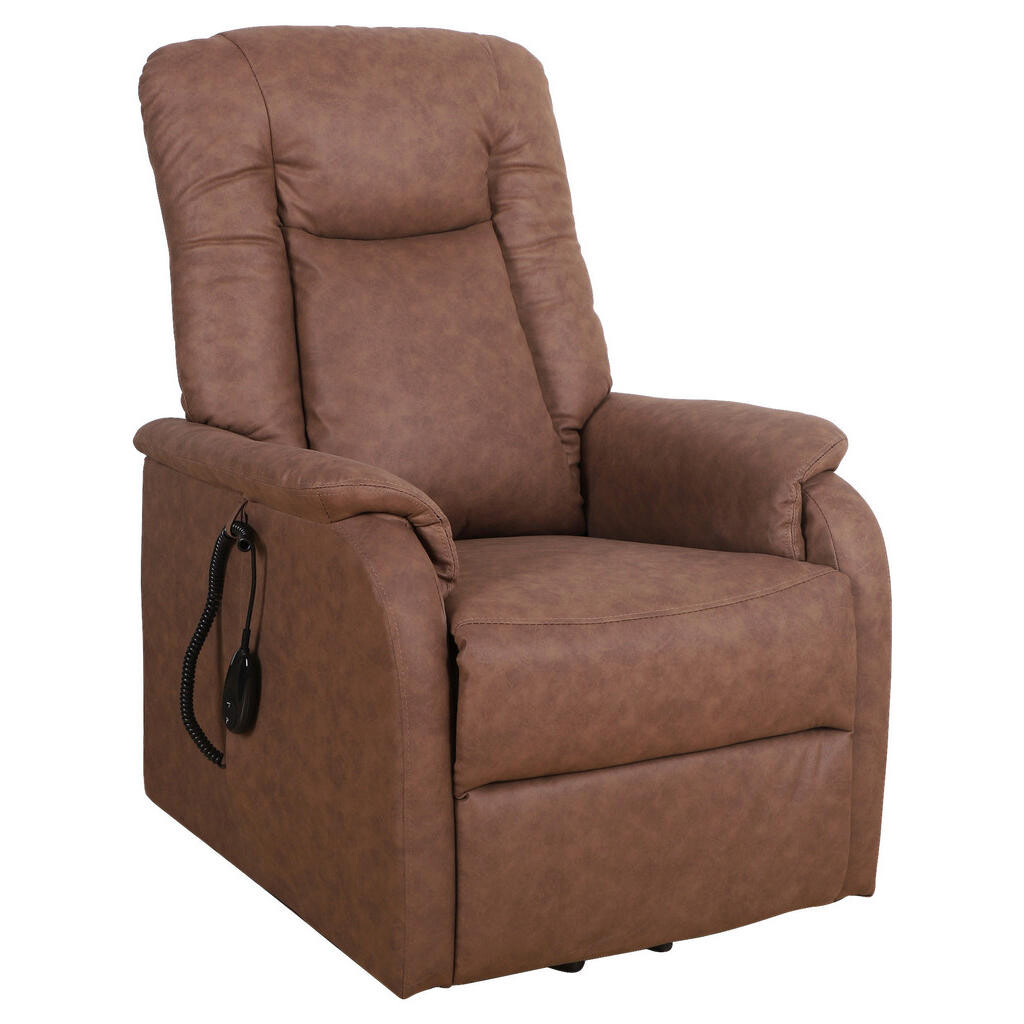 Cantus TV KRESLO, kov, textil, hnedá