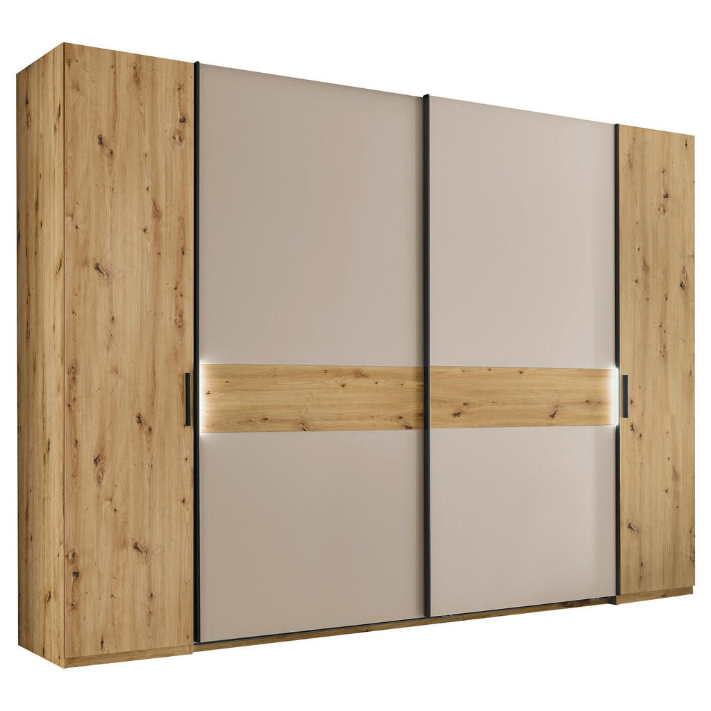 Carryhome KOMBINOVANÁ SKRIŇA, kašmírová, dub artisan, 312/225/61 cm