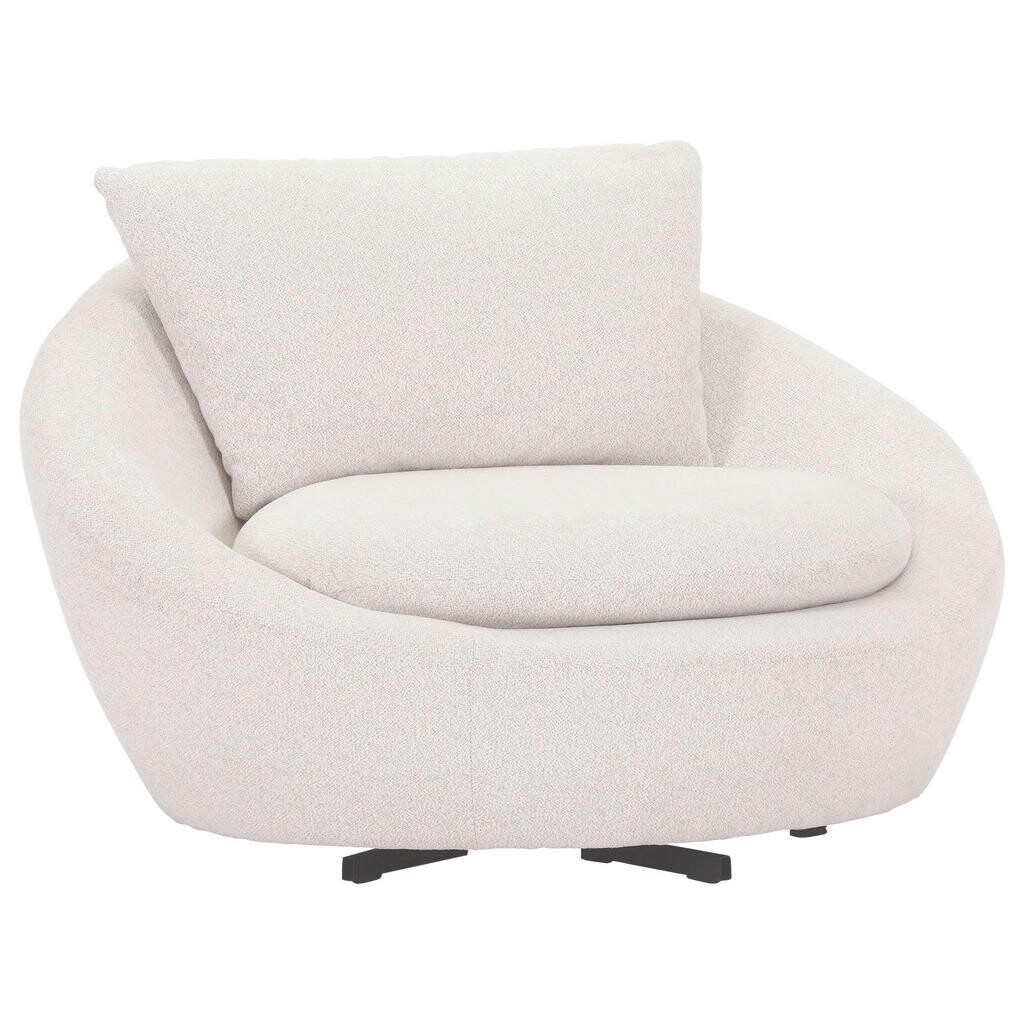 Stylife KRESLO, textil, krémová