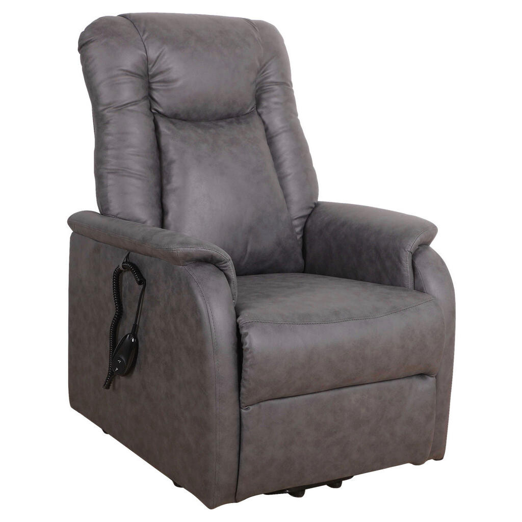 Cantus TV KRESLO, kov, textil, tmavosivá