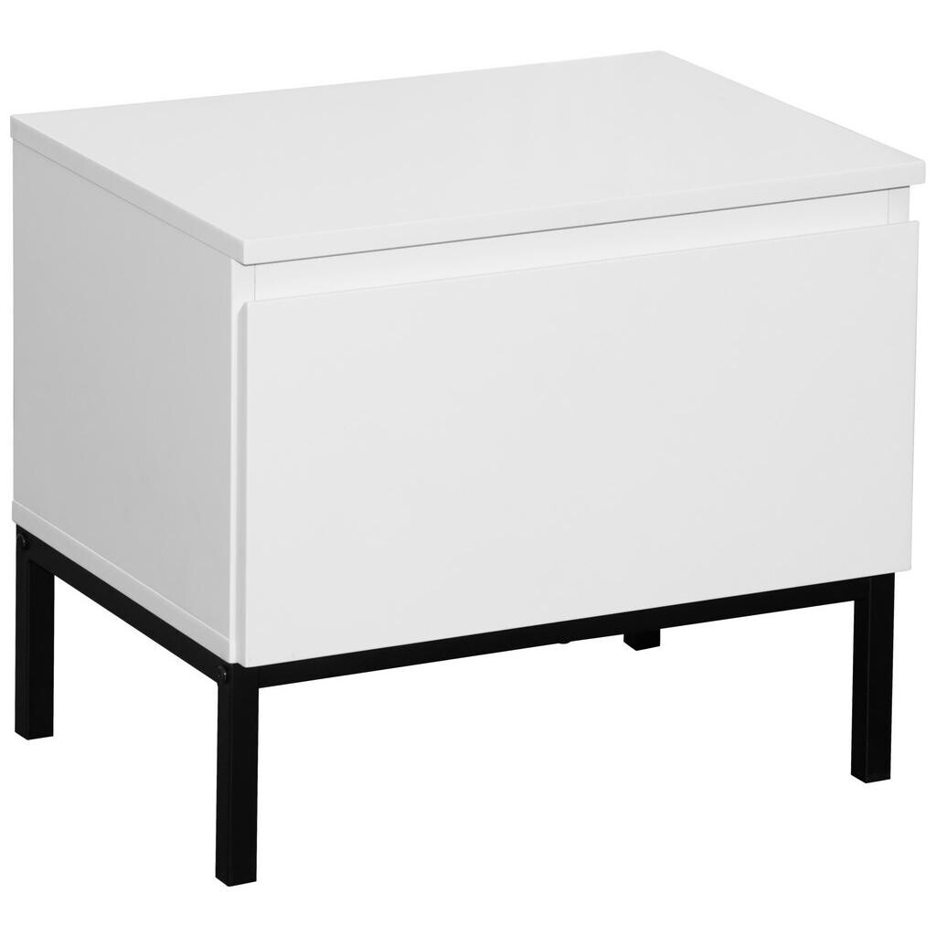 Hom`in NOČNÝ STOLÍK, biela, 49/43/35 cm