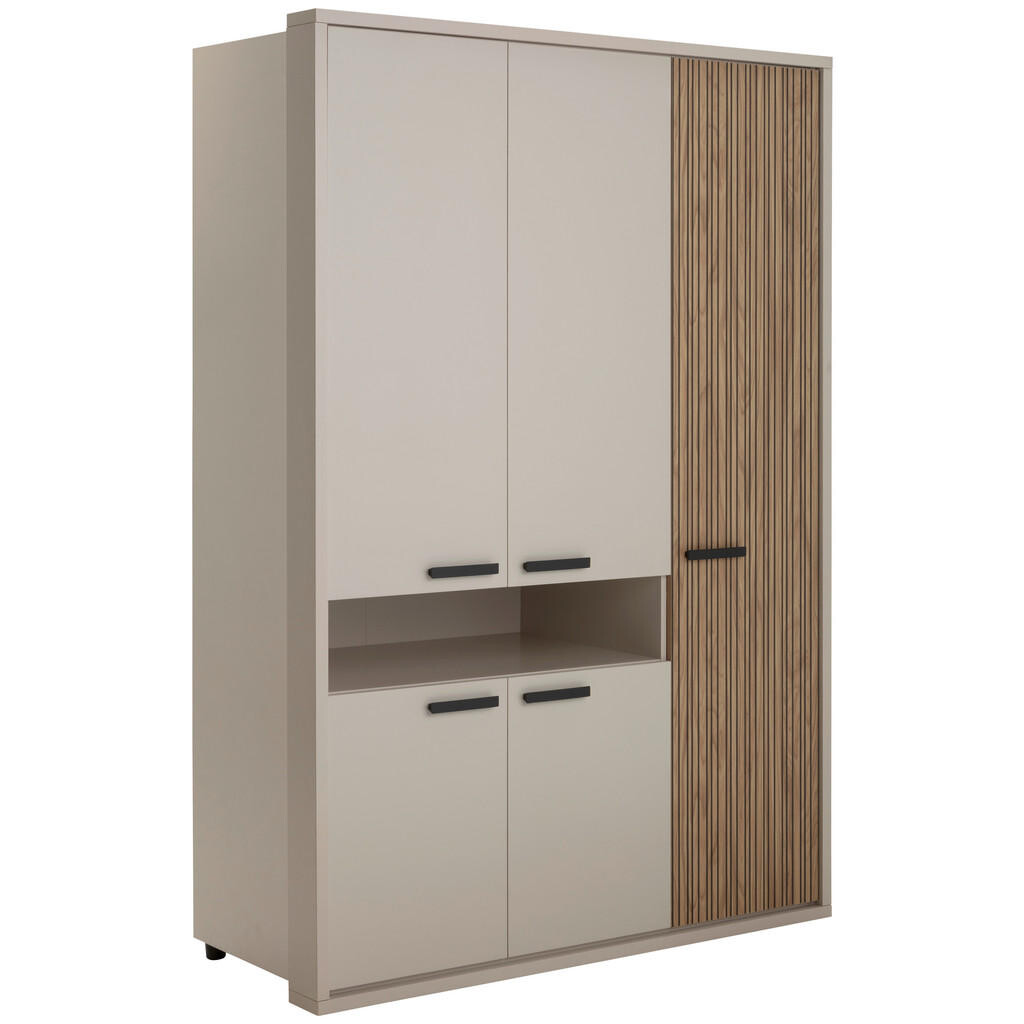 Xora SKRIŇA S OTOČNÝMI DVERAMI, kašmírová, 147/217/63 cm