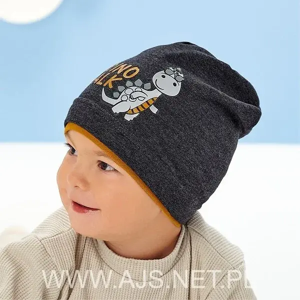 AJS 50-045 detská čiapka světle béžová 48-50 cm