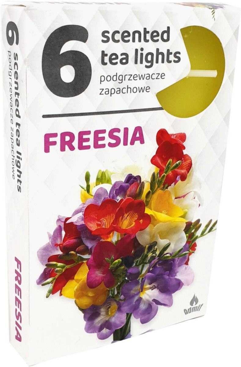 Admit Parafínová čajová sviečka Freesia 6 ks