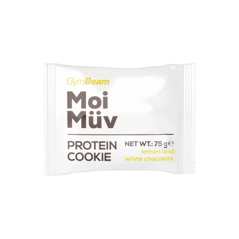 GYMBEAM MoiMüv Protein Cookie - citrón a biela čokoláda 75 g