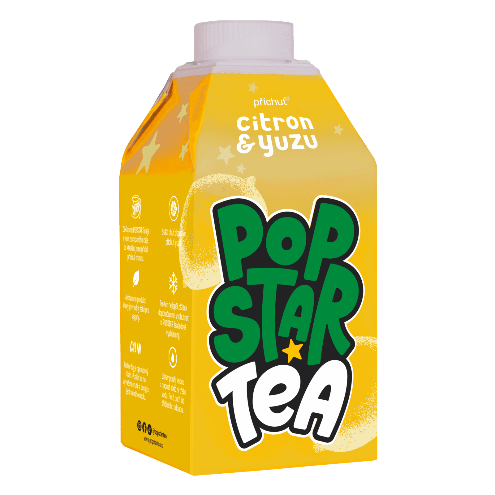 POPSTAR Tea Citrón & Yuzu 0.5 l