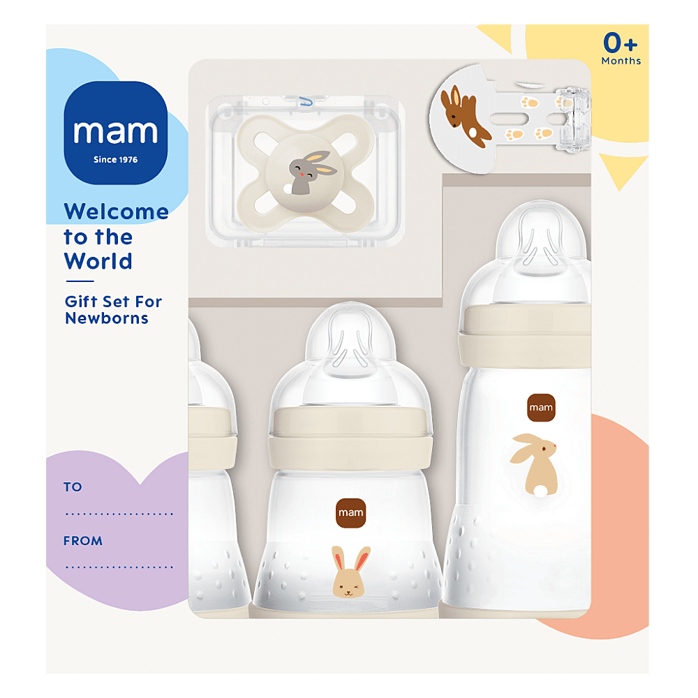 MAM Welcome to the world set béžový 0m+ 5 kusov