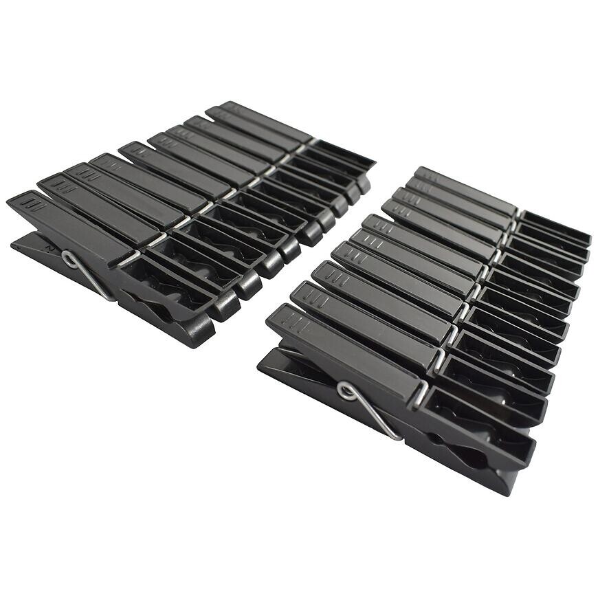 Štipce na bielizeň Normal čierny 20