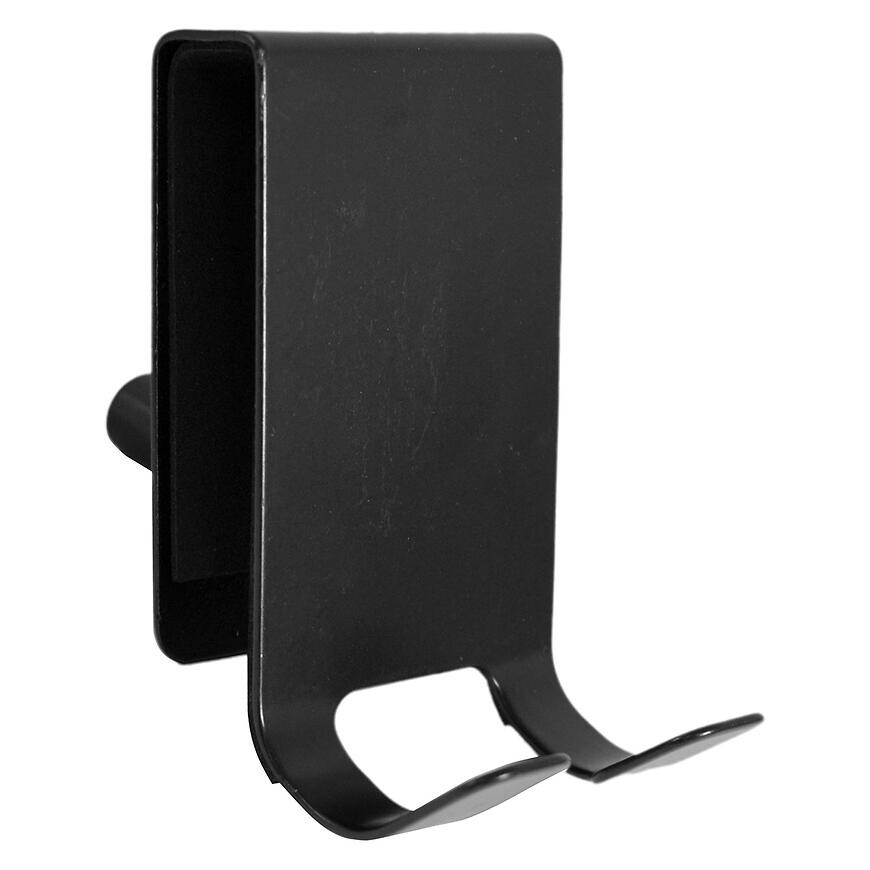 Vešiak do sprchového kúta čierny