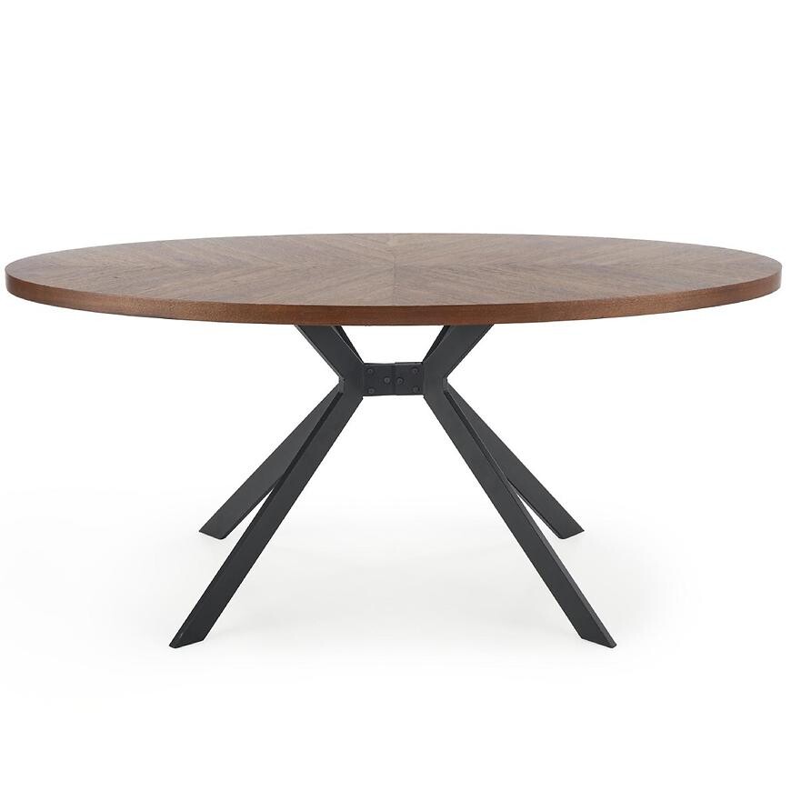 Stôl Locarno 170 Mdf/Oceľ – Orechowy/Čierna