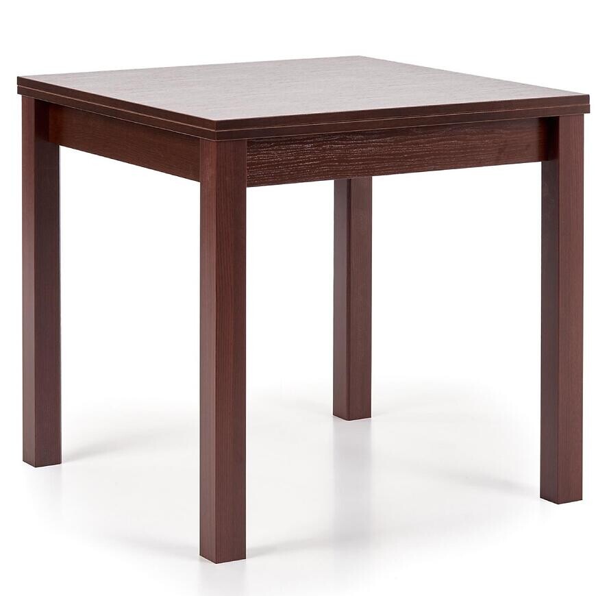 Rozkladací stôl Gracjan 80/160x80cm doska/Abs/MDF – tmavý orech