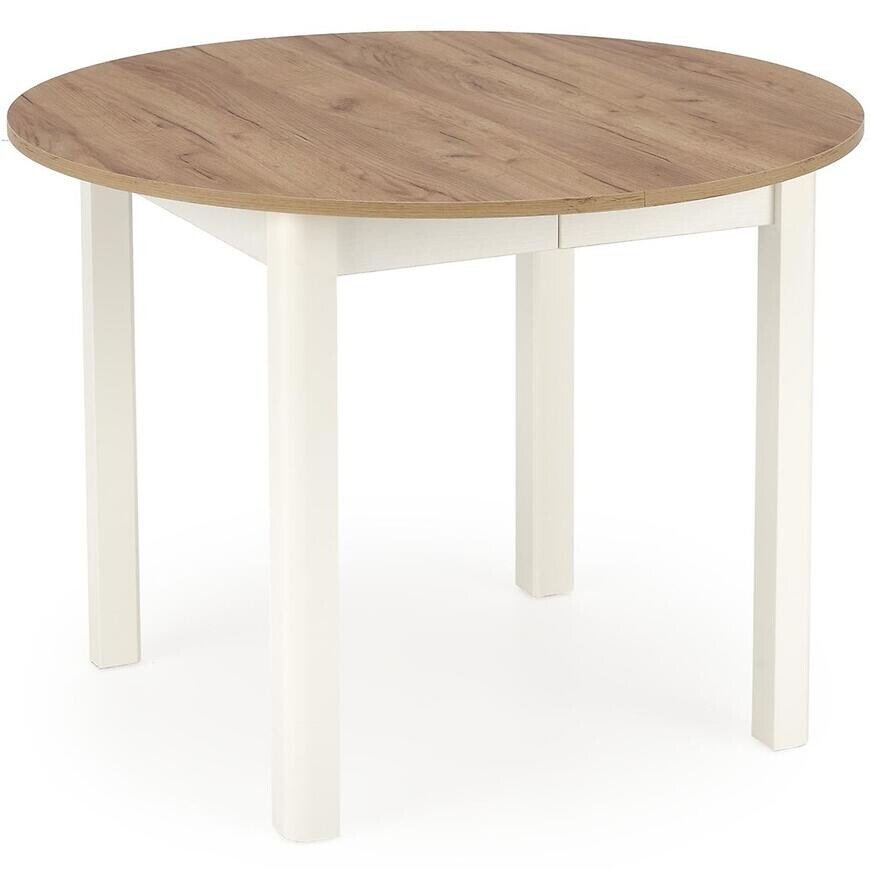 Stôl Ringo 102x142 doska/mdf – dub craft/biela