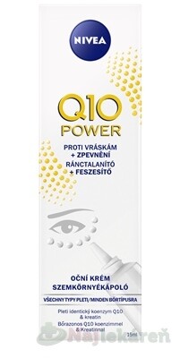 NIVEA Spevňujúci očný krém Q10 POWER 15 ml