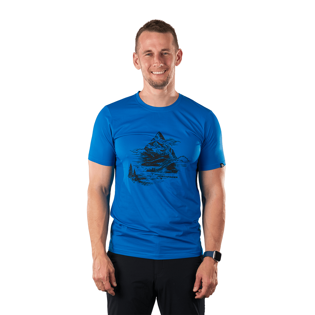 Northfinder NADAR pánske tričko blue TR-5054OR-281 Veľkosť: M