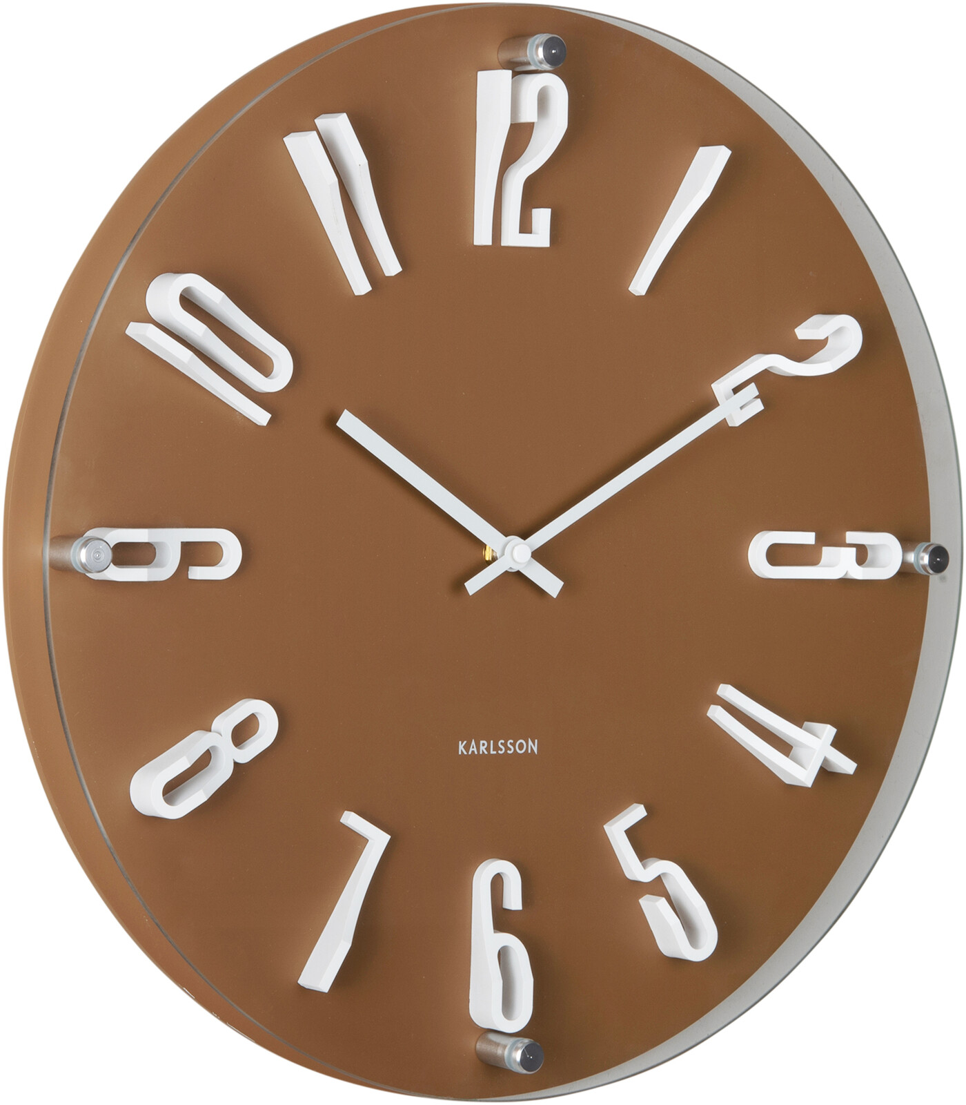 Karlsson Dizajnové nástenné hodiny 6090BR