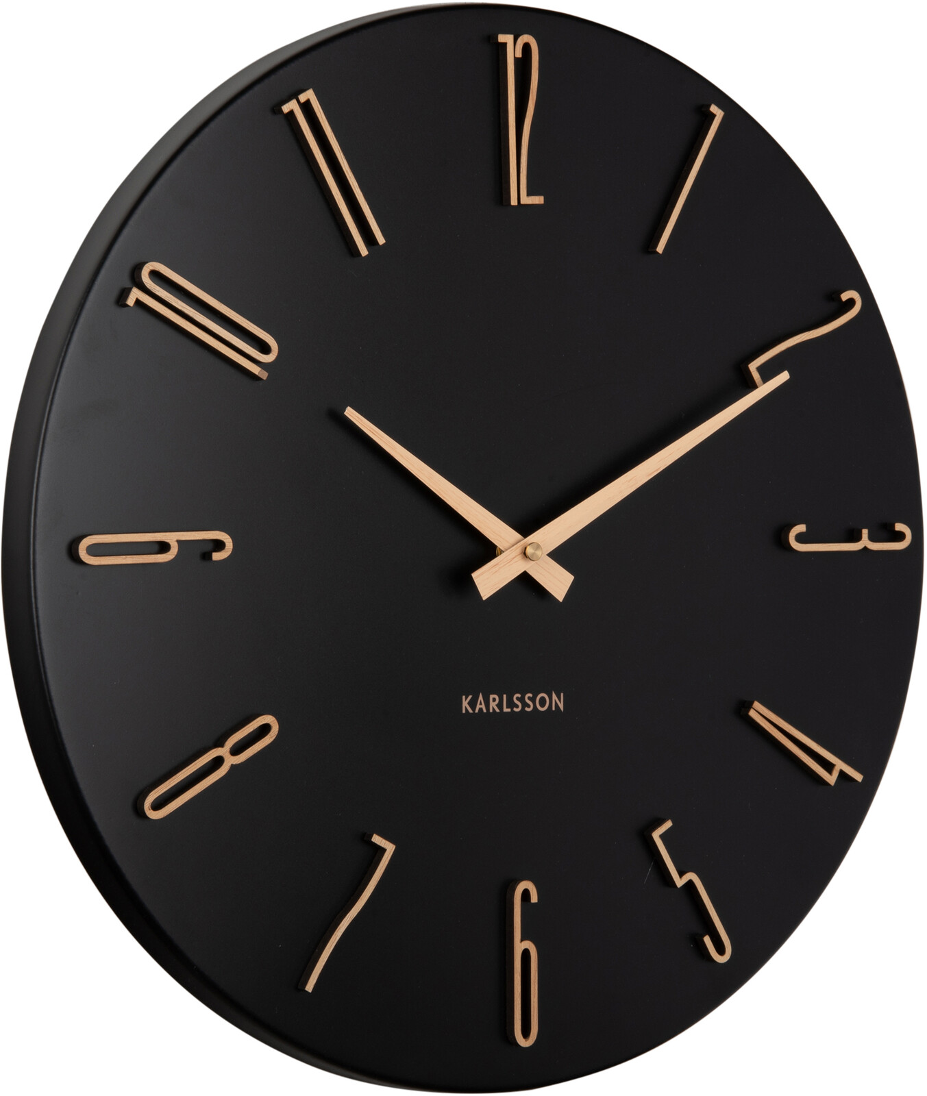 Karlsson Dizajnové nástenné hodiny 6072BK