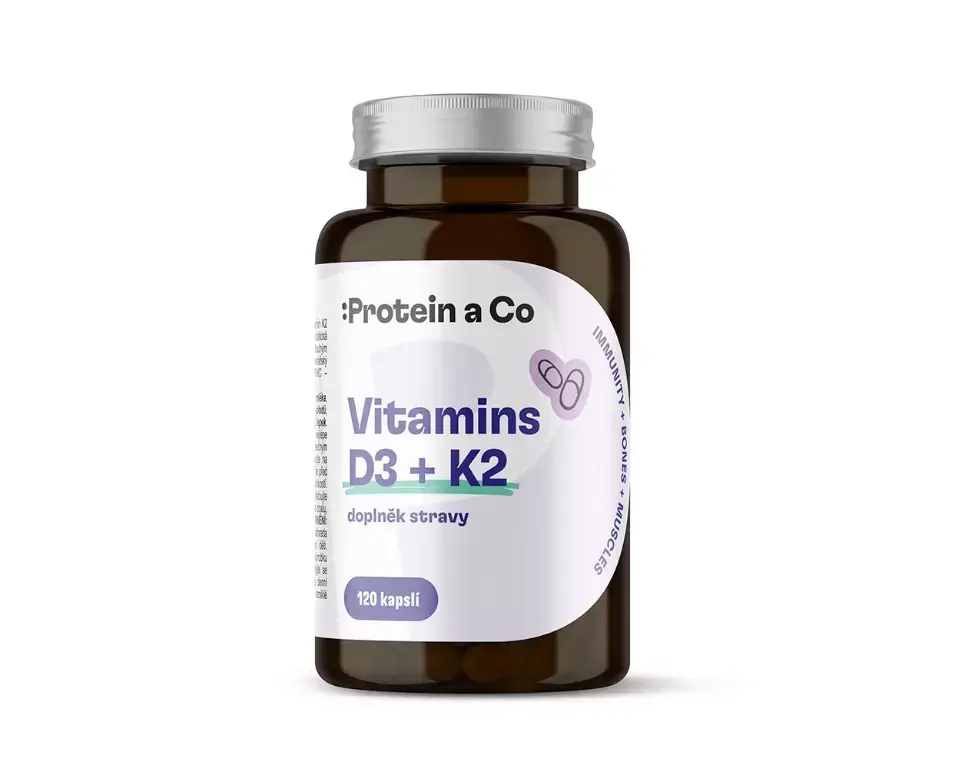 Protein a Co Vitamín D3 + K2 v kapsuliach 120 tablet