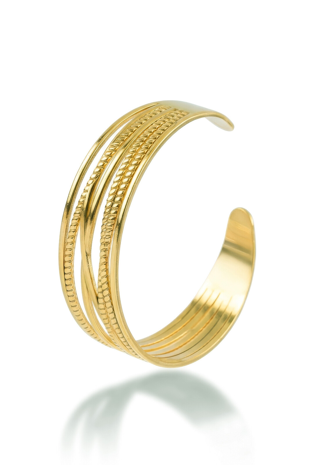 Marc Malone Otvorený pevný náramok Karla MCB260612G