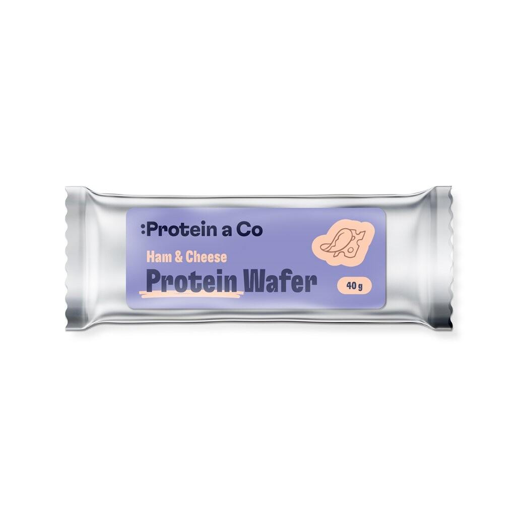 Protein a Co Proteínová oblátka so šunkou a syrom 40 g