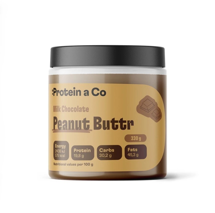 Protein a Co Arašidový krém s mliečnou čokoládou 330 g