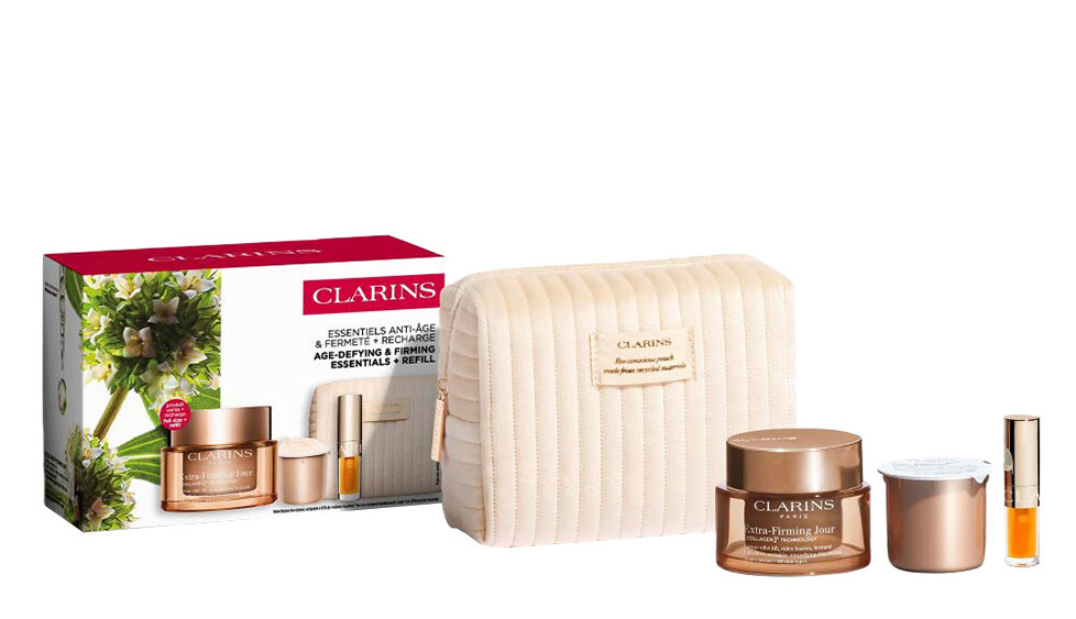 Clarins Darčeková sada Age-Defying & Firming Essentials + Refill