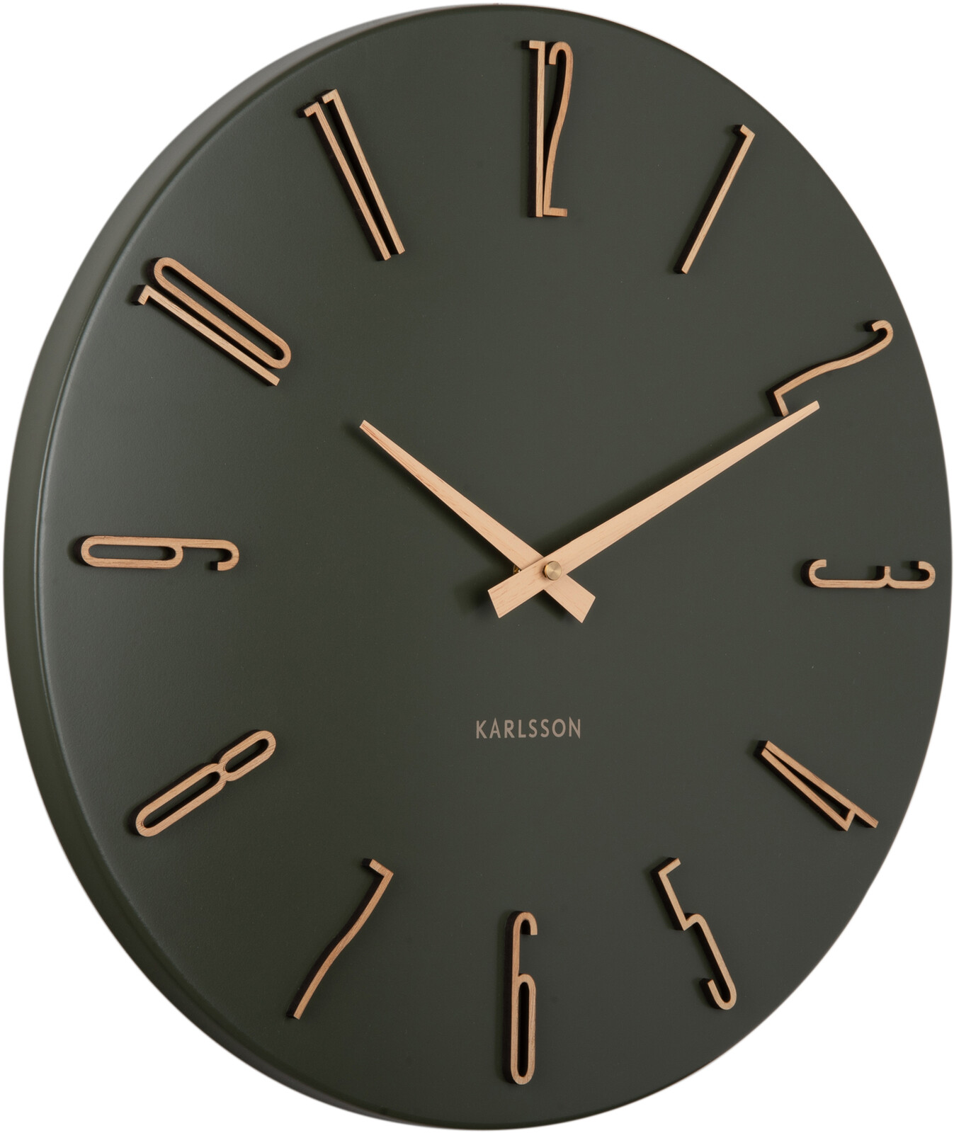 Karlsson Dizajnové nástenné hodiny KA6072GR