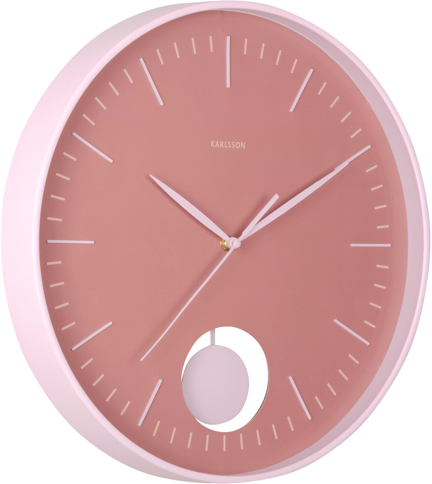 Karlsson Dizajnové nástenné hodiny s kyvadlom 6065PI