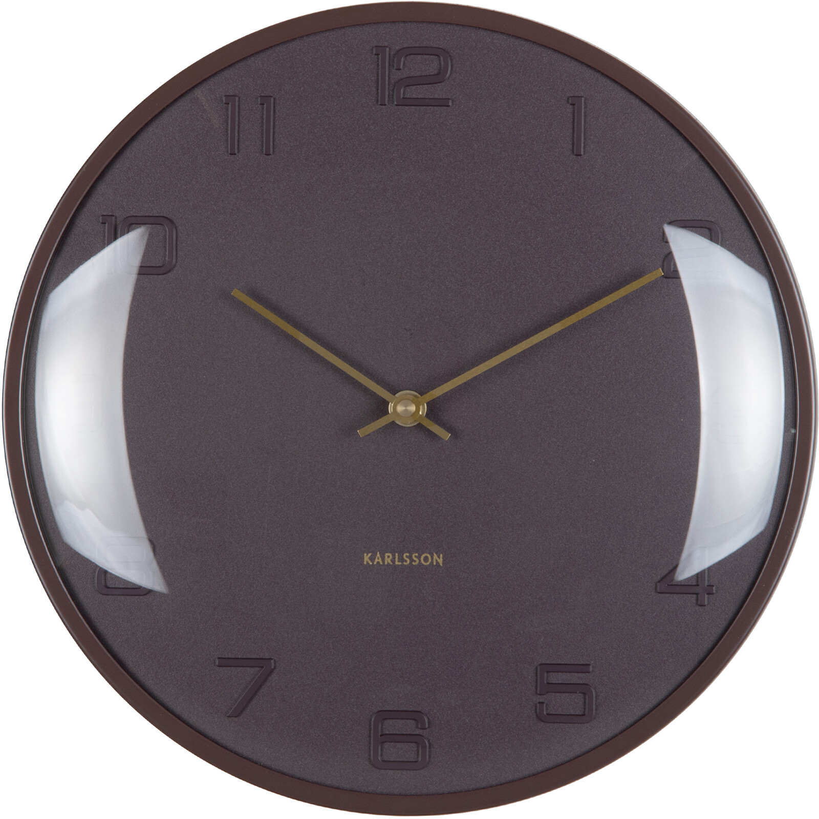 Karlsson Dizajnové nástenné hodiny 6084BR