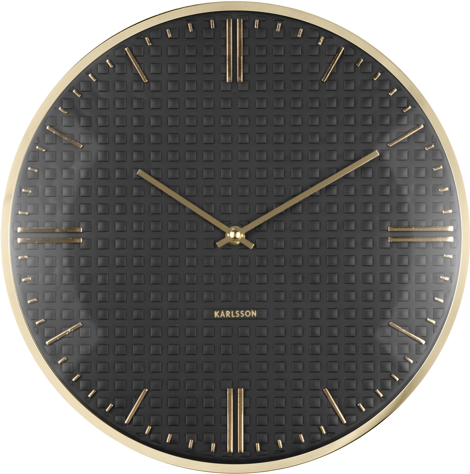 Karlsson Dizajnové nástenné hodiny 6091BK