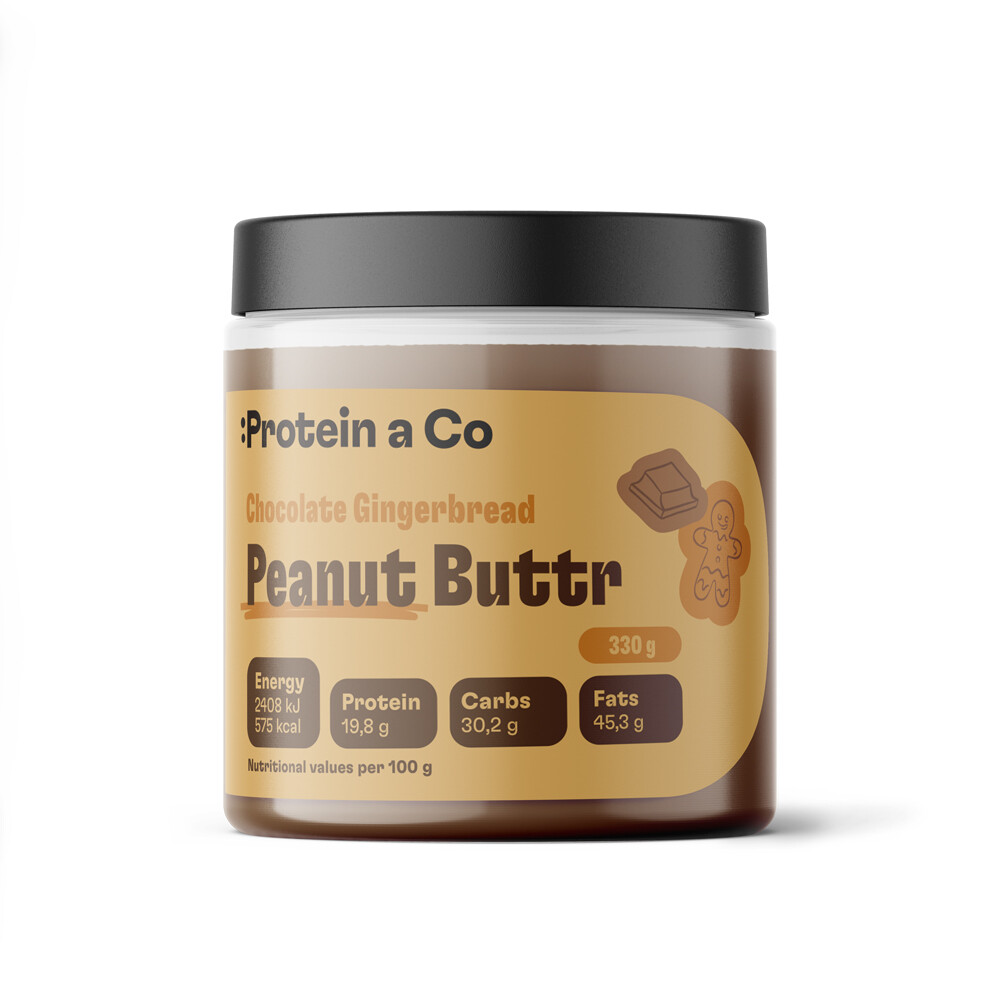 Protein a Co Arašidový krém s čokoládovým perníčkom 330 g