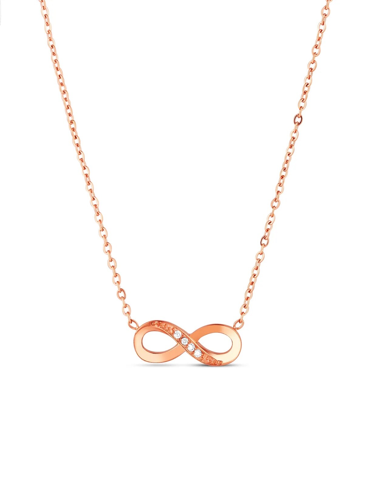 Vuch Dámsky náhrdelník Nekonečno Enso Rose Gold