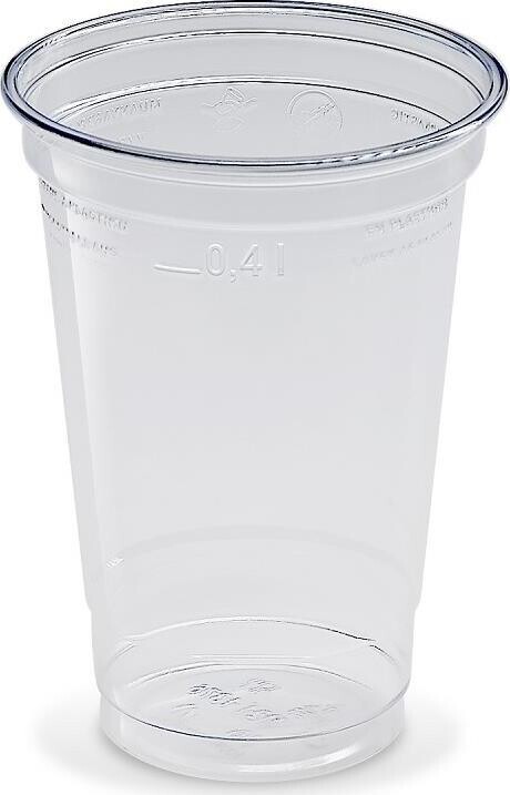 Wimex plastový kelímek 0,4 l, průměr 95 mm - 50 ks
