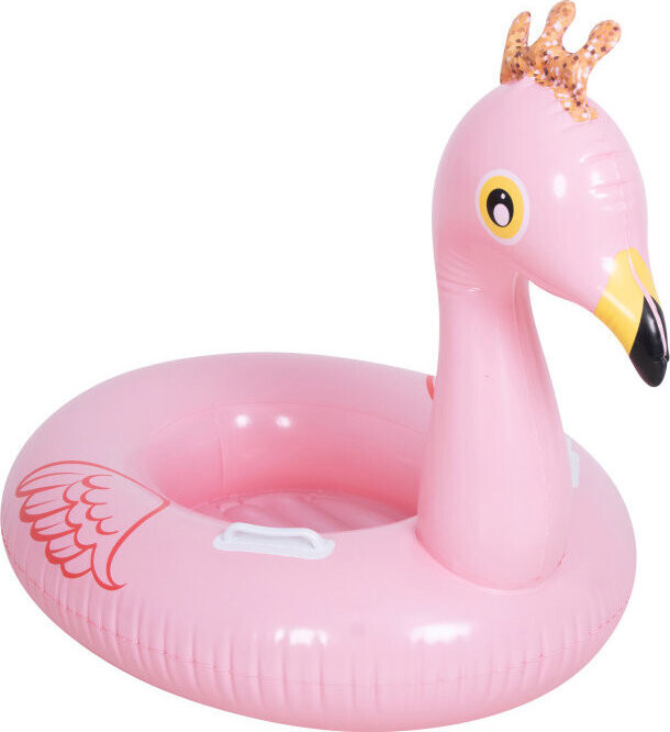 SunClub 35189 Nafukovací člun 107 × 71,5 cm, plameňák