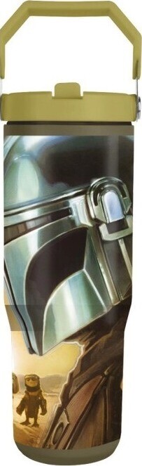 Mandalorian and Grogu – Sunset – cestovný hrnček s popruhom