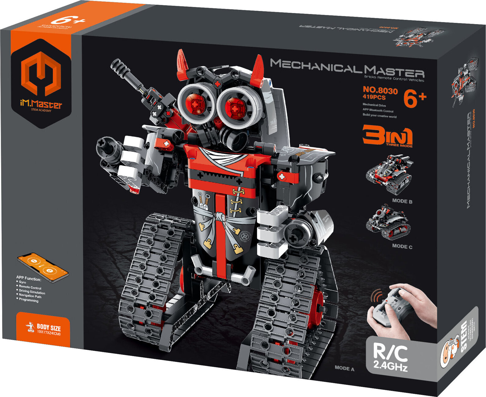 iM. Master RC robot 3 v 1