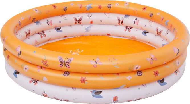 SunClub 51458 Nafukovací bazén 192 l, s motýli, oranžovo-bílý