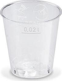 Wimex kelímek krystal štamprle 2 cl, průměr 37 mm - 50 ks