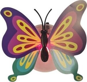 Leventi 3D led noční světlo měnící barvu roztomilého motýla - mix barev